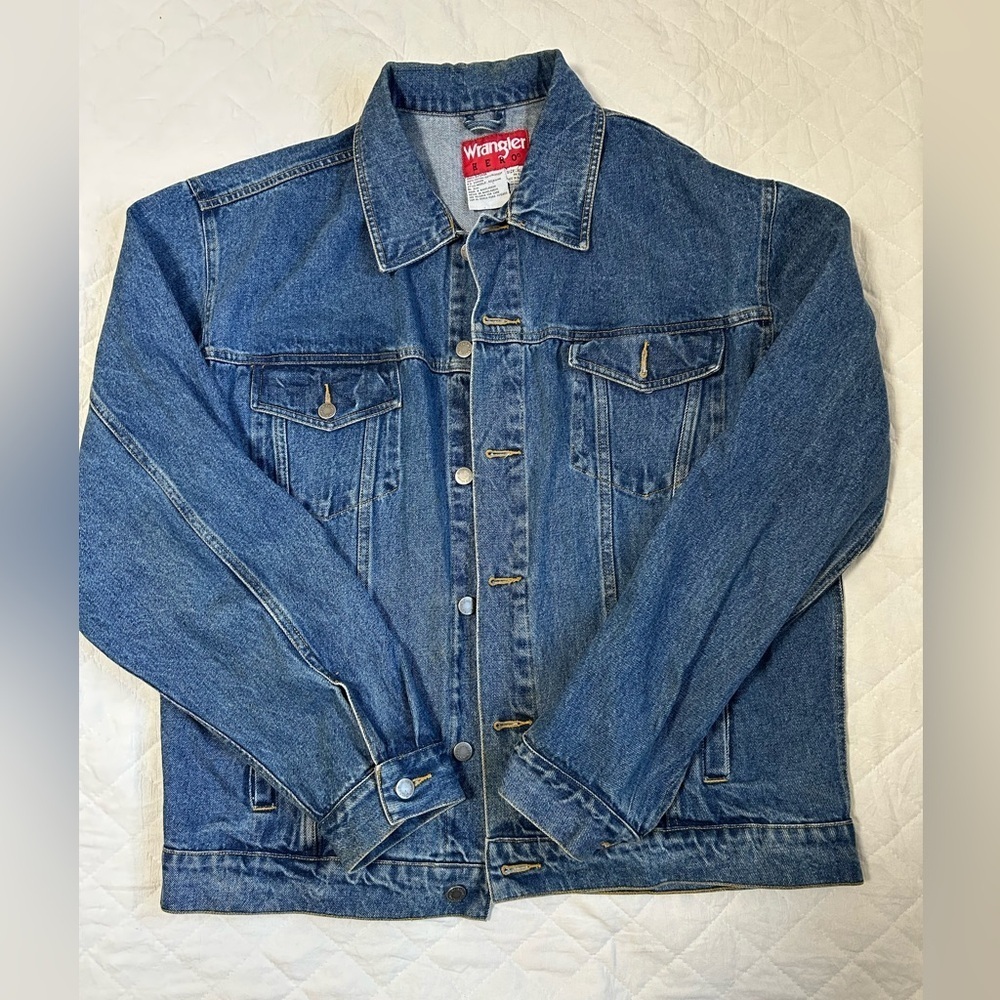 Wrangler Men's Classic Blue Denim Jacket XL